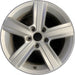 16" GOLF 15-17 16x6.5, alloy, 5 spoke, raised spokes Original OEM Wheel Rim - Front View
