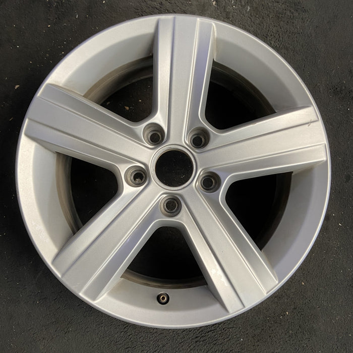 16" GOLF 15-17 16x6.5, alloy, 5 spoke, raised spokes Original OEM Wheel Rim - Additional View