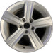 16" GOLF 15-17 16x6.5, alloy, 5 spoke, raised spokes Original OEM Wheel Rim - Front View