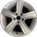 16" GOLF 15-17 16x6.5, alloy, 5 spoke, raised spokes Original OEM Wheel Rim - Front View