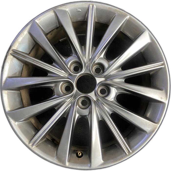 17" AVALON 16-18 17x7 , 15 spoke Original OEM Wheel Rim - Front View