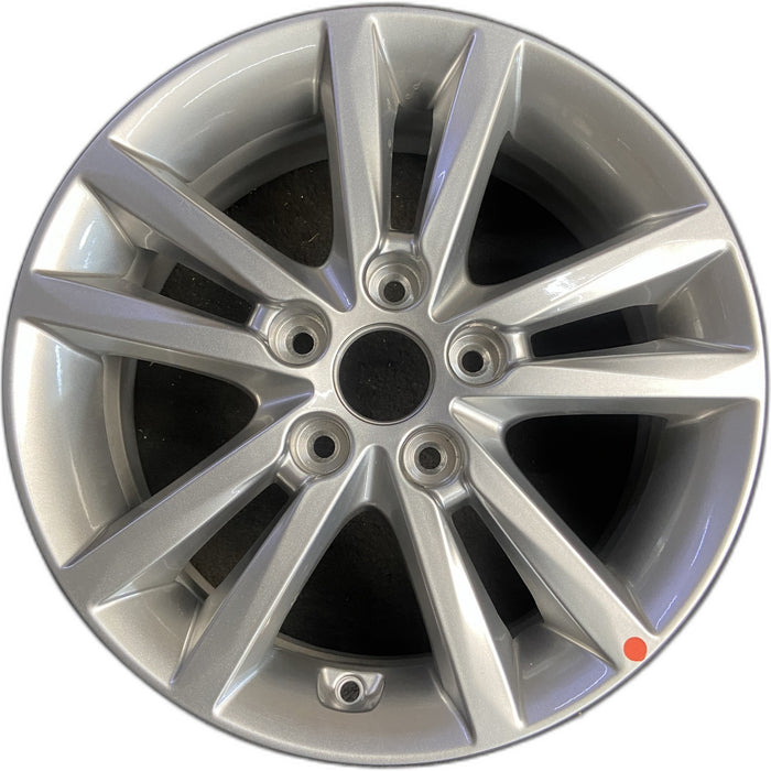 16" SONATA 15 16x6.5 , 10 spoke, w/o Original OEM Wheel Rim - Front View