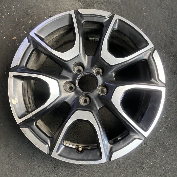 17" COMPASS 24 , 17x6.5, polished face with pockets, U spoke Original OEM Wheel - Additional View