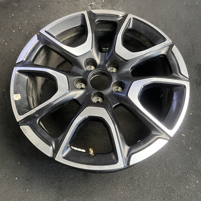 17" COMPASS 24 , 17x6.5, polished face with pockets, U spoke Original OEM Wheel - View 7