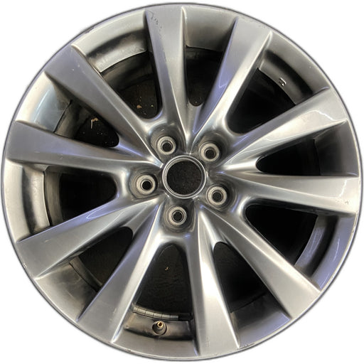 18" MAZDA 3 19-22 18x7 , 10 spoke, metallic silver Original OEM Wheel Rim - Front View
