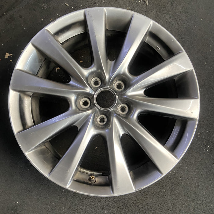 18" MAZDA 3 19-22 18x7 , 10 spoke, metallic silver Original OEM Wheel Rim - Additional View