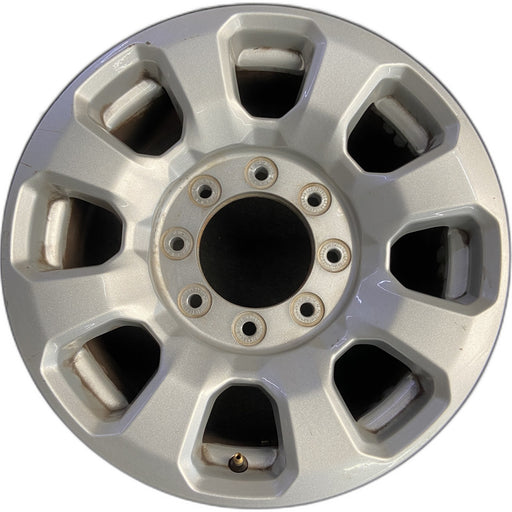 18" FORD F250SD PICKUP 23-24 18x8, aluminum, 8 spoke, flared spoke Original OEM - Front View