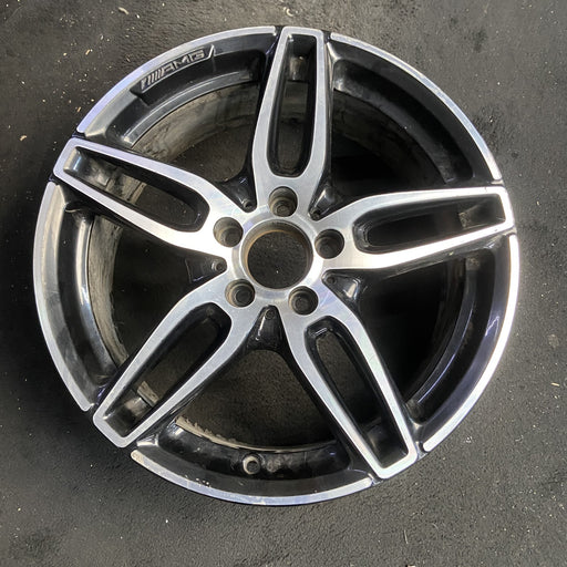 18" MERCEDES CLA-CLASS 17 117 Type, CLA250, 18x7.5, w/AMG, black accents - Additional View