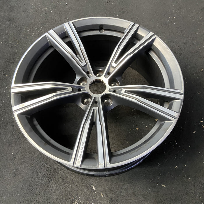 19" BMW 330e 21-24 19x8, , V spoke Original OEM Wheel Rim - View 7