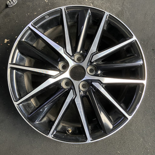 18" CAMRY 21-24 18x8 , 15 spoke , black Original OEM Wheel Rim - Additional View