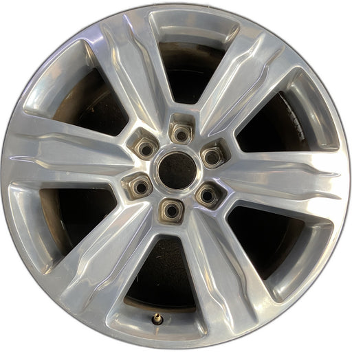 20" FORD F150 PICKUP 15-20 20x8.5, 6 spoke, polished Original OEM Wheel Rim - Front View