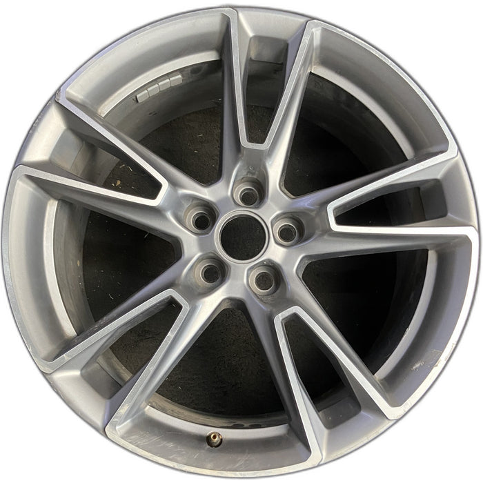 20" CAMARO 19-24 20x8.5, 5 split spoke, machined face Original OEM Wheel Rim - Front View