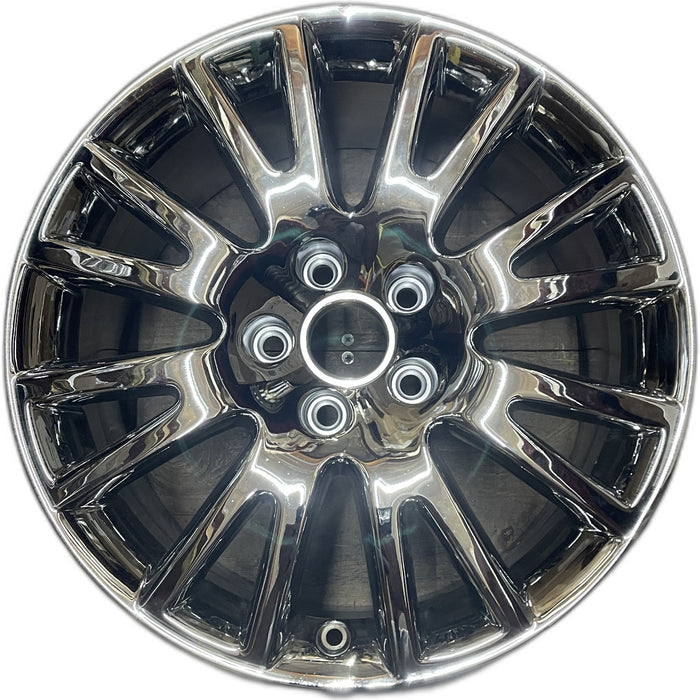 17" AUDI A4 05-09 17x7.5 , 16 spoke Original OEM Wheel Rim - Front View