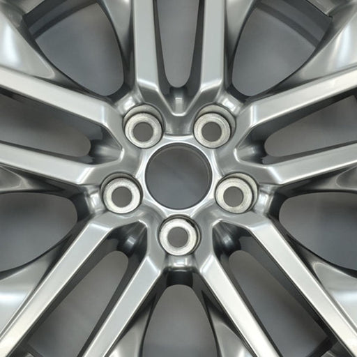 19" RAV4 19-20 19x7.5 , , silver inlay Original OEM Wheel Rim - Angle View