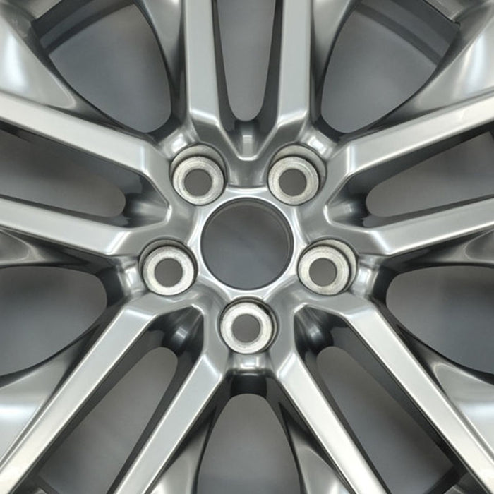 19" RAV4 19-20 19x7.5 , , silver inlay Original OEM Wheel Rim - Angle View