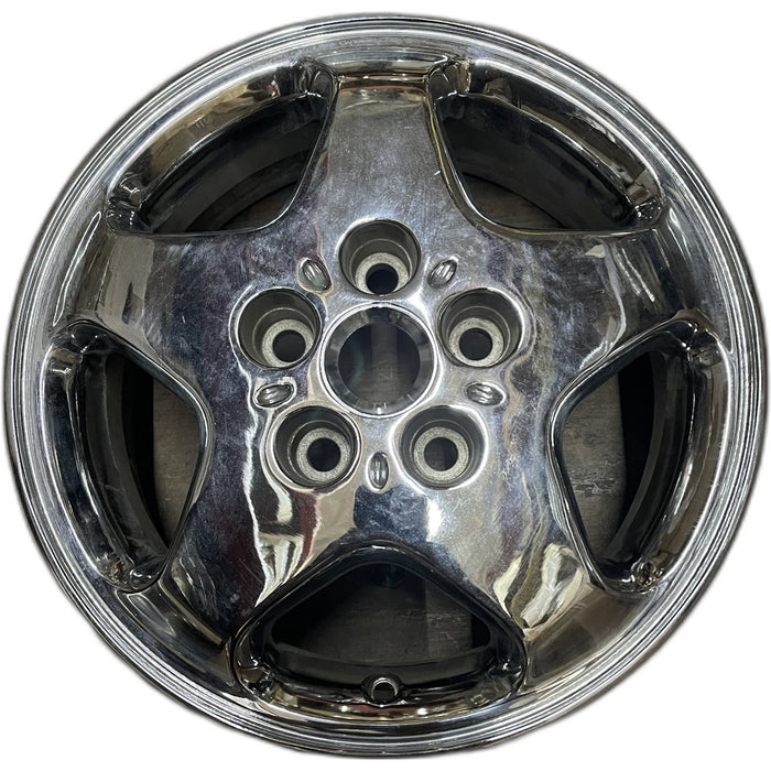 15" DIAMANTE 94-96 , aluminum, 5 spoke Original OEM Wheel Rim - Front View