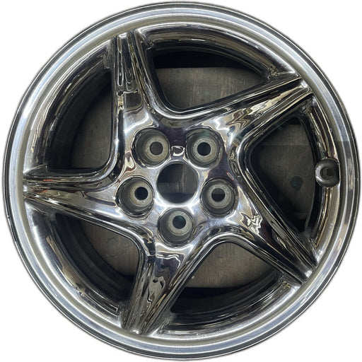 17" AVENGER 97-00 17x6.5 , silver Original OEM Wheel Rim - Front View