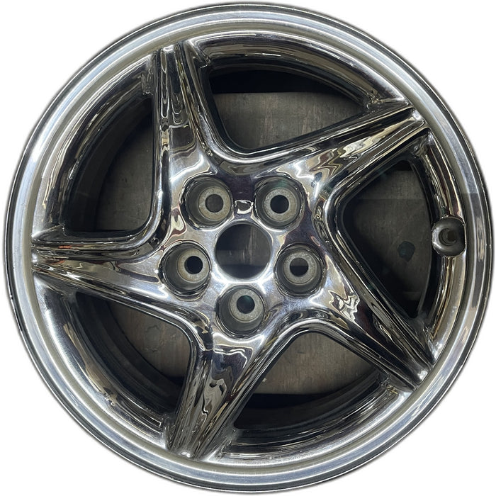 17" AVENGER 97-00 17x6.5 , silver Original OEM Wheel Rim - Front View
