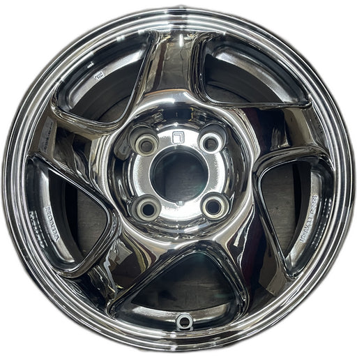 15" PRELUDE 93-96 15x6.5 , 5 spoke, silver with silver inset, L. Original OEM - Front View