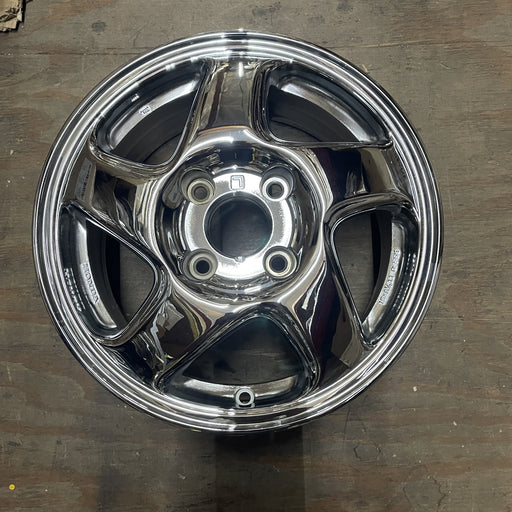 15" PRELUDE 93-96 15x6.5 , 5 spoke, silver with silver inset, L. Original OEM - Additional View