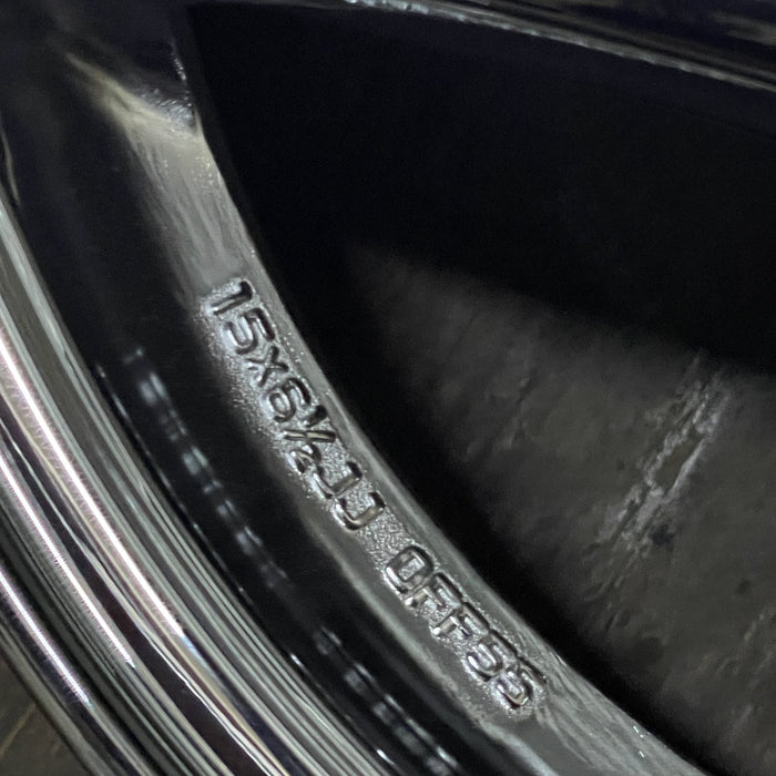 15" PRELUDE 93-96 15x6.5 , 5 spoke, silver with silver inset, L. Original OEM - View 9