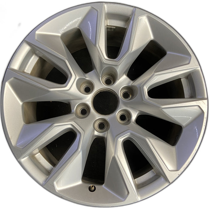 20" SIERRA 1500 PICKUP 19 , 20x9, 10 spoke, opt NZP Original OEM Wheel Rim - Front View