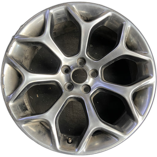 20" 300 15-22 20x8 , 7 Y spoke, polished Original OEM Wheel Rim - Front View
