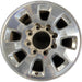18" SIERRA 2500 PICKUP 11-14 18x8, aluminum Original OEM Wheel Rim - Front View