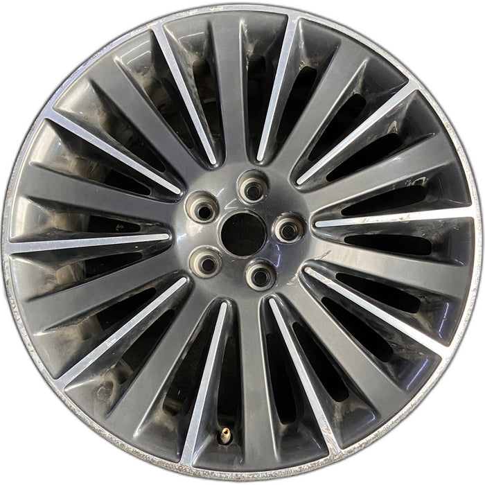19" MKZ 13-16 19x8 , 20 spoke Original OEM Wheel Rim - Front View