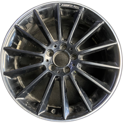 19" A-CLASS 19-20 177 Type, A250, 19x7.5, , black Original OEM Wheel Rim - Front View
