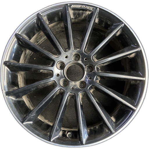 19" A-CLASS 19-20 177 Type, A250, 19x7.5, , black Original OEM Wheel Rim - Front View
