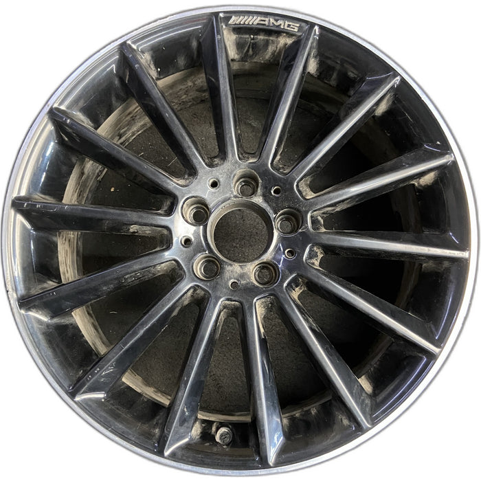 19" A-CLASS 19-20 177 Type, A250, 19x7.5, , black Original OEM Wheel Rim - Front View