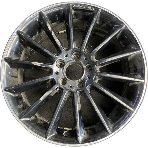 19" A-CLASS 19-20 177 Type, A250, 19x7.5, , black Original OEM Wheel Rim - Front View