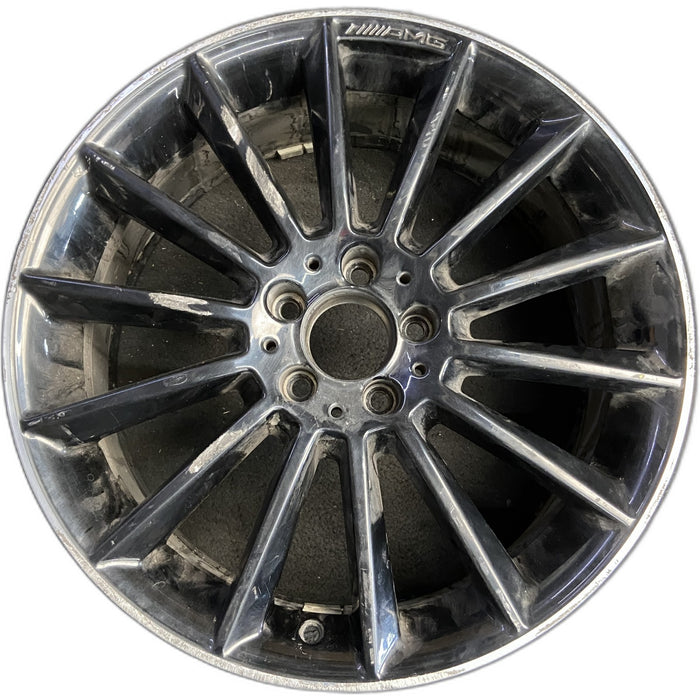 19" A-CLASS 19-20 177 Type, A250, 19x7.5, , black Original OEM Wheel Rim - Front View