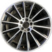 19" MERCEDES C-CLASS 15 205 Type, , C400, 14 spoke, 19x8.5, black accent - Front View