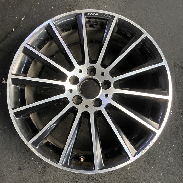 19" MERCEDES C-CLASS 15 205 Type, , C400, 14 spoke, 19x8.5, black accent - Additional View