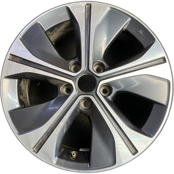 17" LEAF 18-21 17x6.5, Original OEM Wheel Rim - Front View