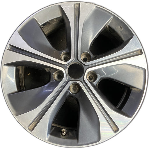 17" LEAF 18-21 17x6.5, Original OEM Wheel Rim - Front View