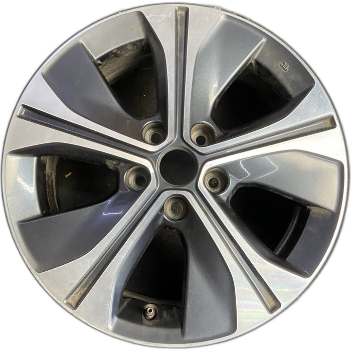 17" LEAF 18-21 17x6.5, Original OEM Wheel Rim - Front View