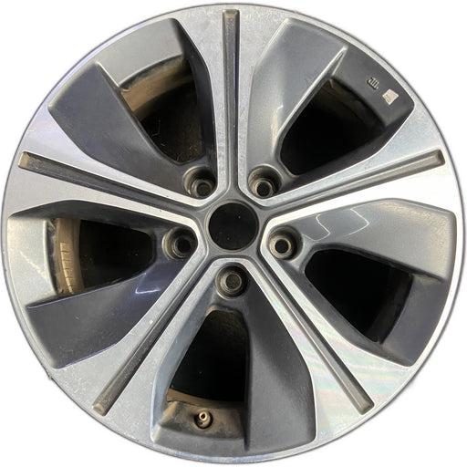 17" LEAF 18-21 17x6.5, Original OEM Wheel Rim - Front View