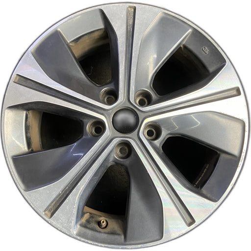 17" LEAF 18-21 17x6.5, Original OEM Wheel Rim - Front View