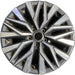 17" ALTIMA 23-25 17x7.5 , machined dark gray Original OEM Wheel Rim - Front View