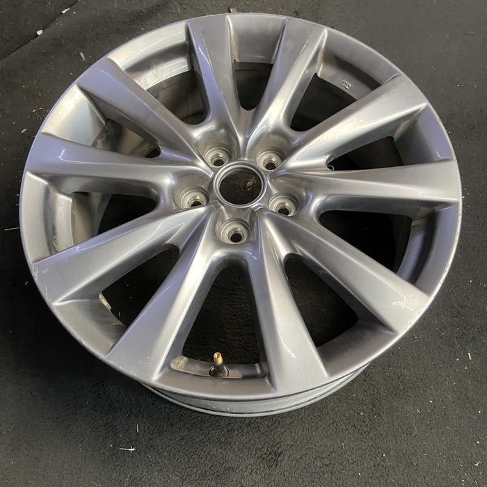 18" MAZDA 3 19-22 18x7 , 10 spoke, metallic silver Original OEM Wheel Rim - View 7