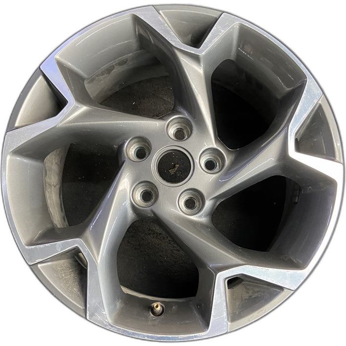17" TRAX 24-26 17x7.5, gray Original OEM Wheel Rim - Front View