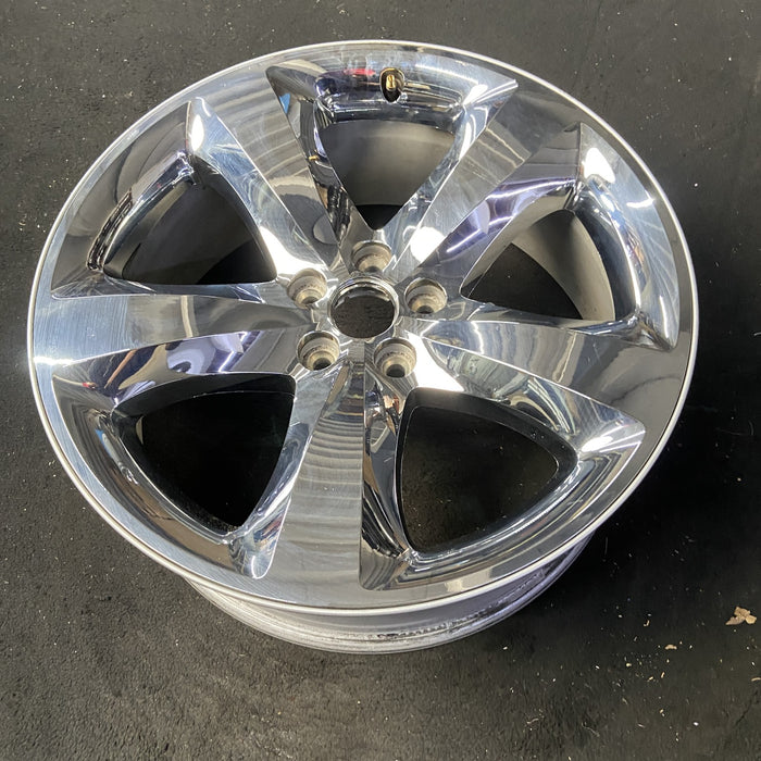 20" CHALLENGER 11-12 20x8, , chrome clad, lug nut centered between spokes - View 8