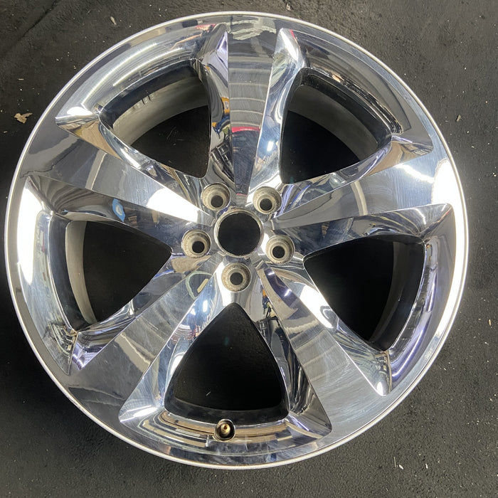 20" CHALLENGER 11-12 20x8, , chrome clad, lug nut centered between spokes - Additional View