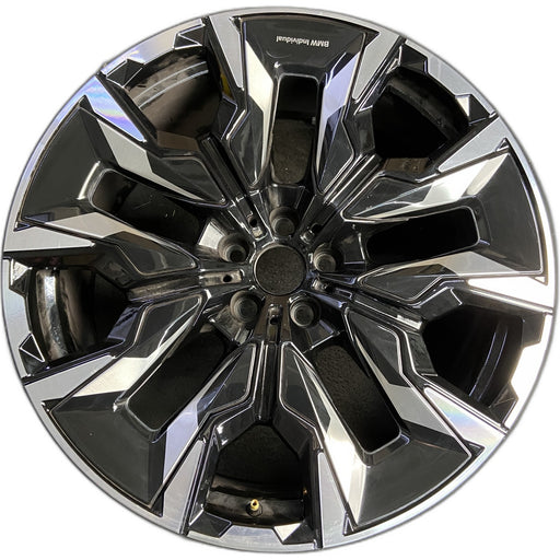 21" 550E 25-26 21x8.5 Original OEM Wheel Rim - Front View