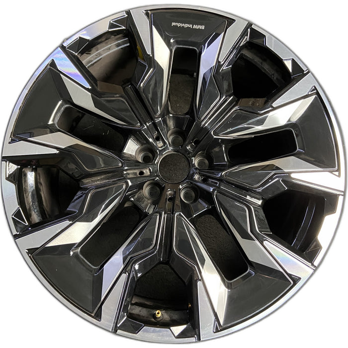 21" 550E 25-26 21x8.5 Original OEM Wheel Rim - Front View