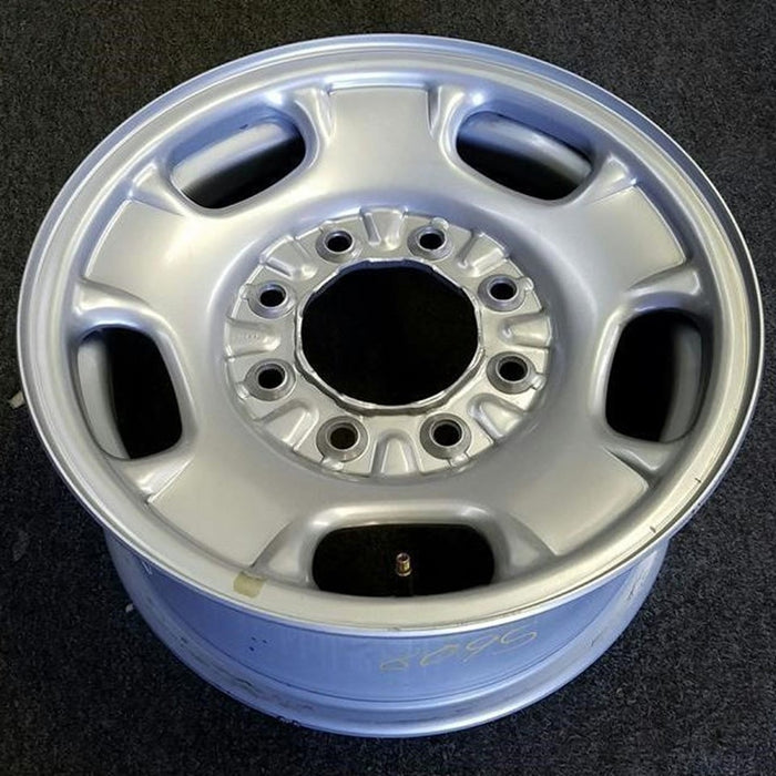 17" SIERRA 2500 PICKUP 11-14 17x7.5, steel, silver, opt NZ4 Original OEM Wheel - View 7