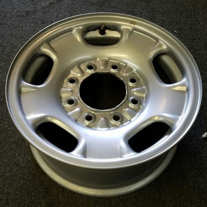 17" SIERRA 2500 PICKUP 11-14 17x7.5, steel, silver, opt NZ4 Original OEM Wheel - View 8